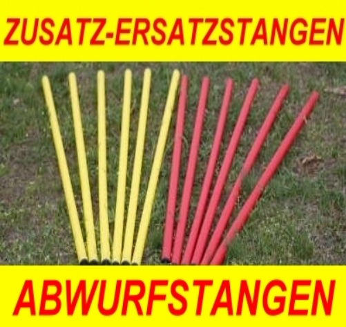 ABWURFSTANGE EINZELN FÜR AGILITY-ÜBUNGS-HÜRDEN